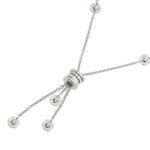 BVLGARI B-zero1 Element Diamond Necklace K18 18K WG White Gold 750 90245982